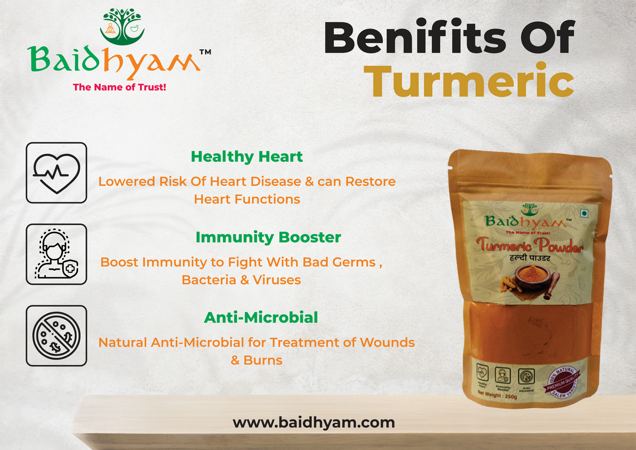 Turmeric Powder 250g – Baidhyam