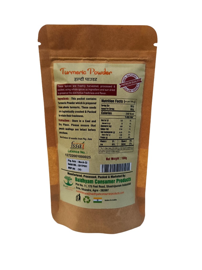 turmeric 100b